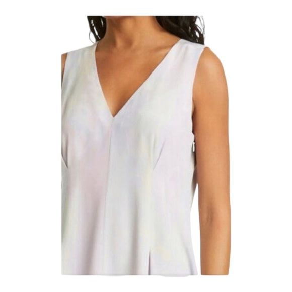 Club Monaco Sleeveless 100% Silk Watercolor dress - Picture 3 of 10